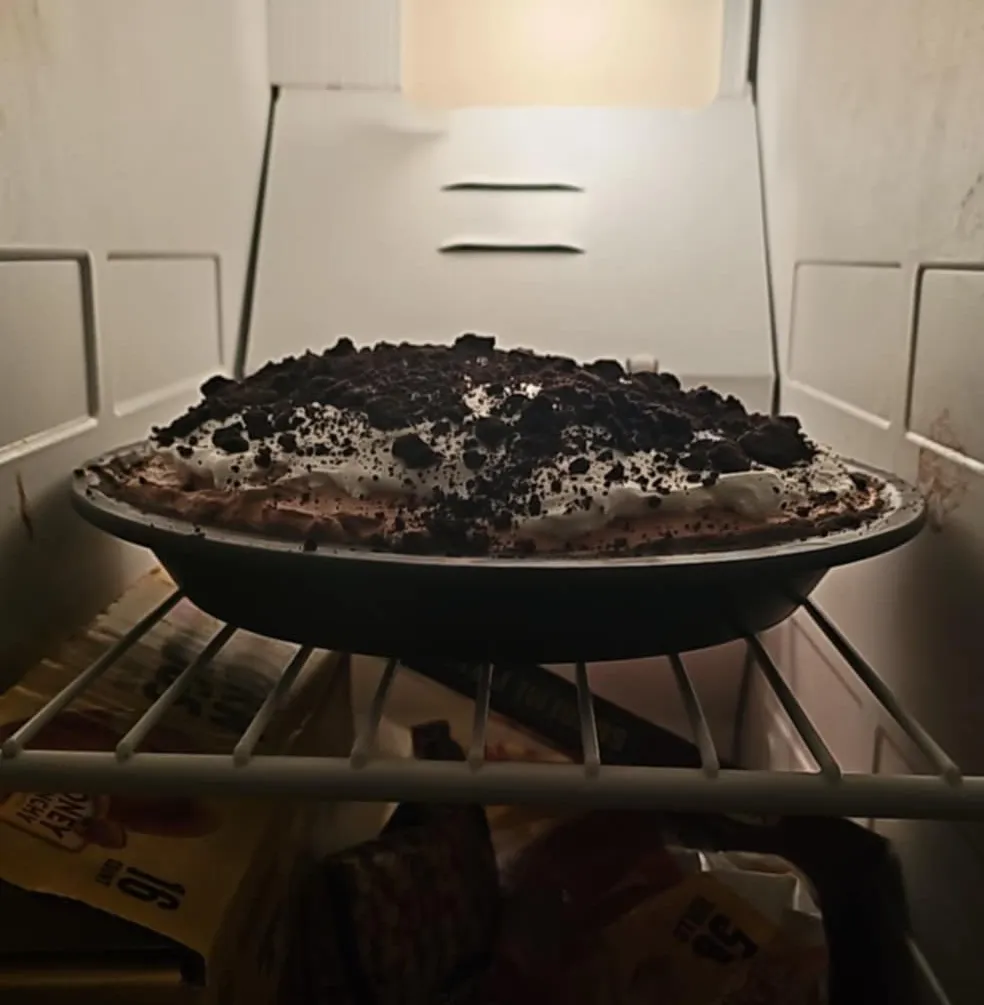 A photo of Gluten-Free Oreo Cheesecake